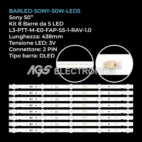 Kit barre strip led - 8,