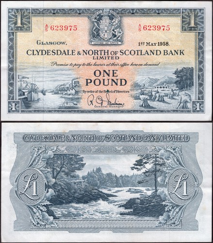 Clydesdale north 1 - north., £1